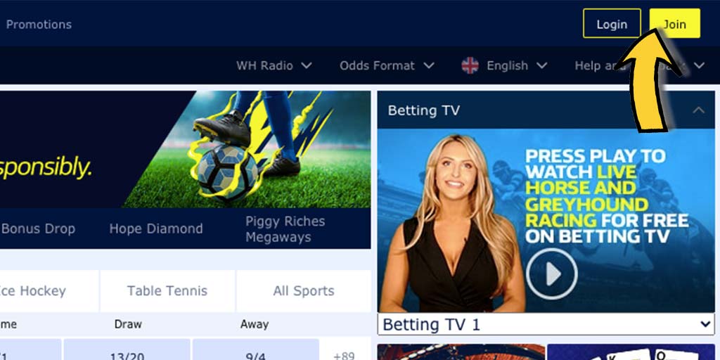 William Hill 威廉希爾平台-如何註冊免費帳戶?