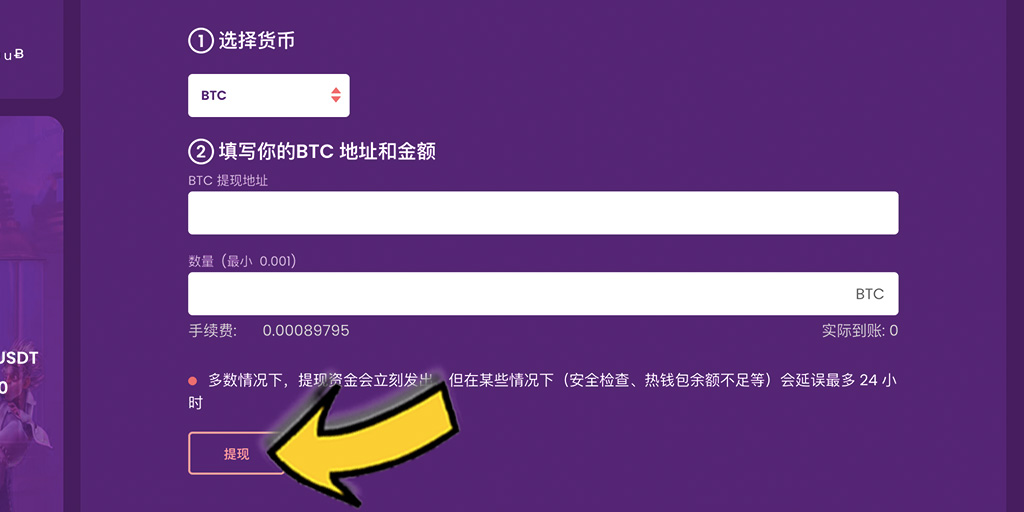 TrustDice Casino 信任骰子比特幣賭場-如何成功出金/提款?