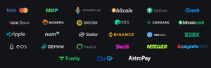 Fairspin.io 賭場付款方式