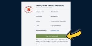 在 Bettilt 賭場下注，安全嗎？Curacao Antillephone NV