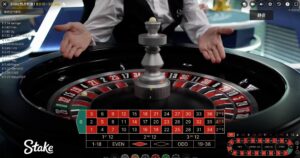 Stake 真人輪盤遊戲